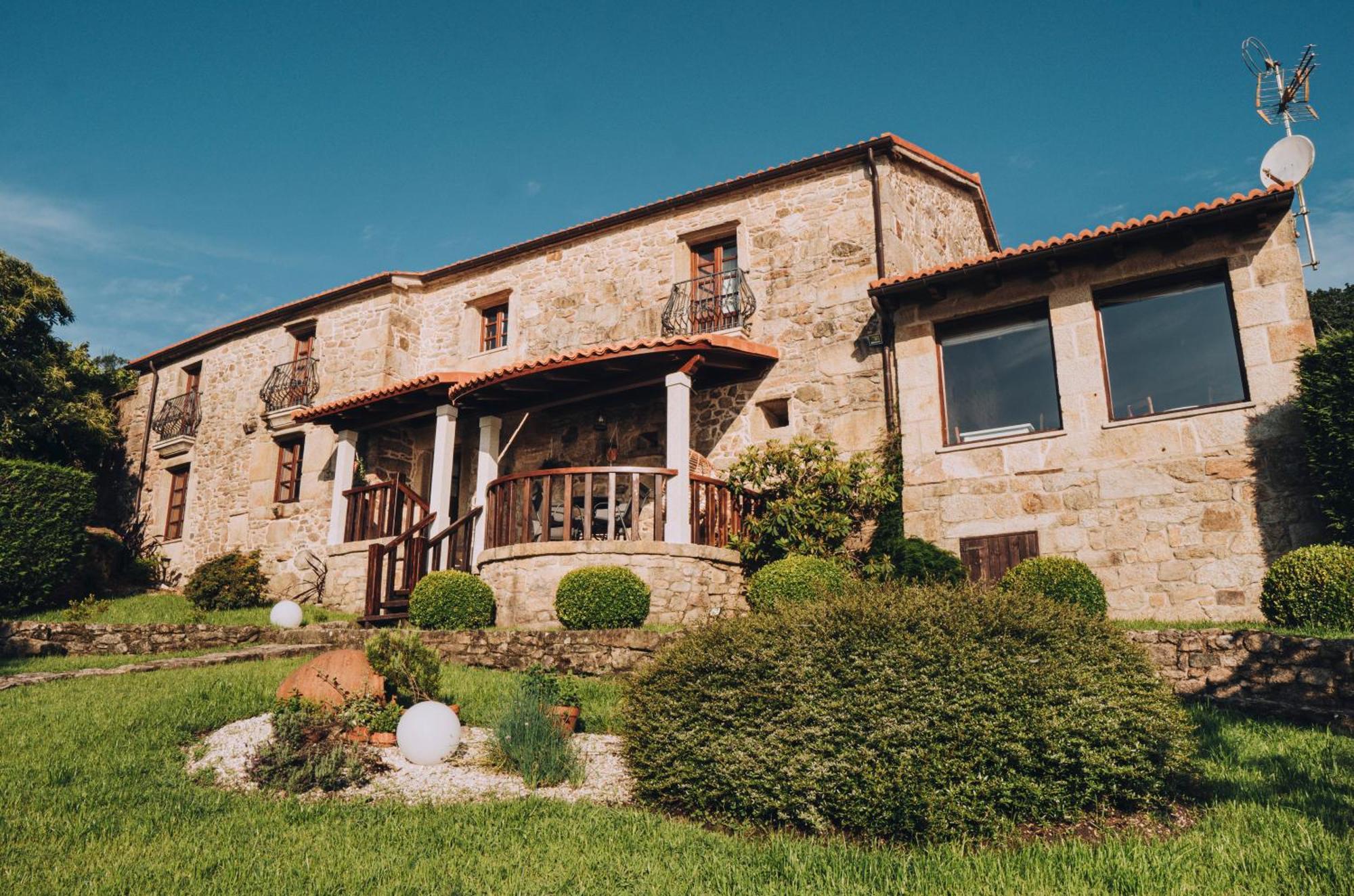 Gasthaus Casa De Santa Uxia Ézaro Exterior foto